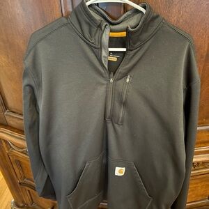 Carhartt Dark Gray Half-Zip Sweatshirt